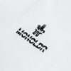 Mon*cle MO*CLER Short Sleeve T-Shirt (Embroidered Premium Version, Different from Standard Stock)