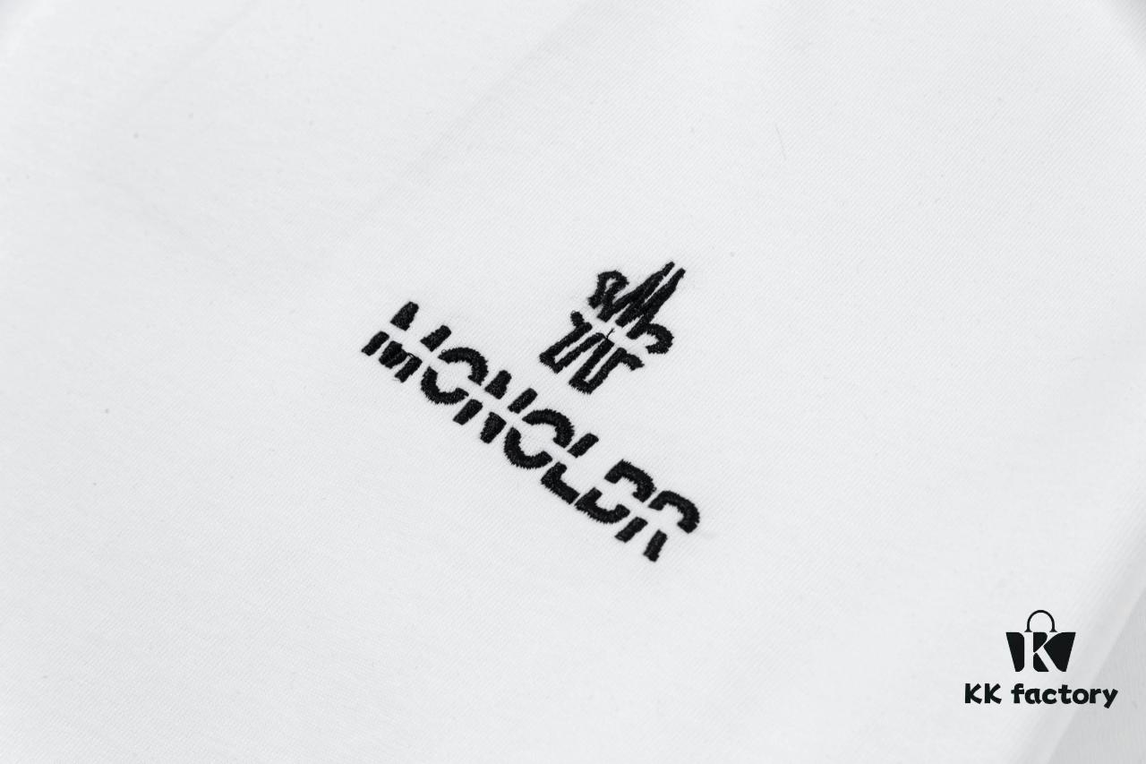Mon*cle MO*CLER Short Sleeve T-Shirt (Embroidered Premium Version, Different from Standard Stock)