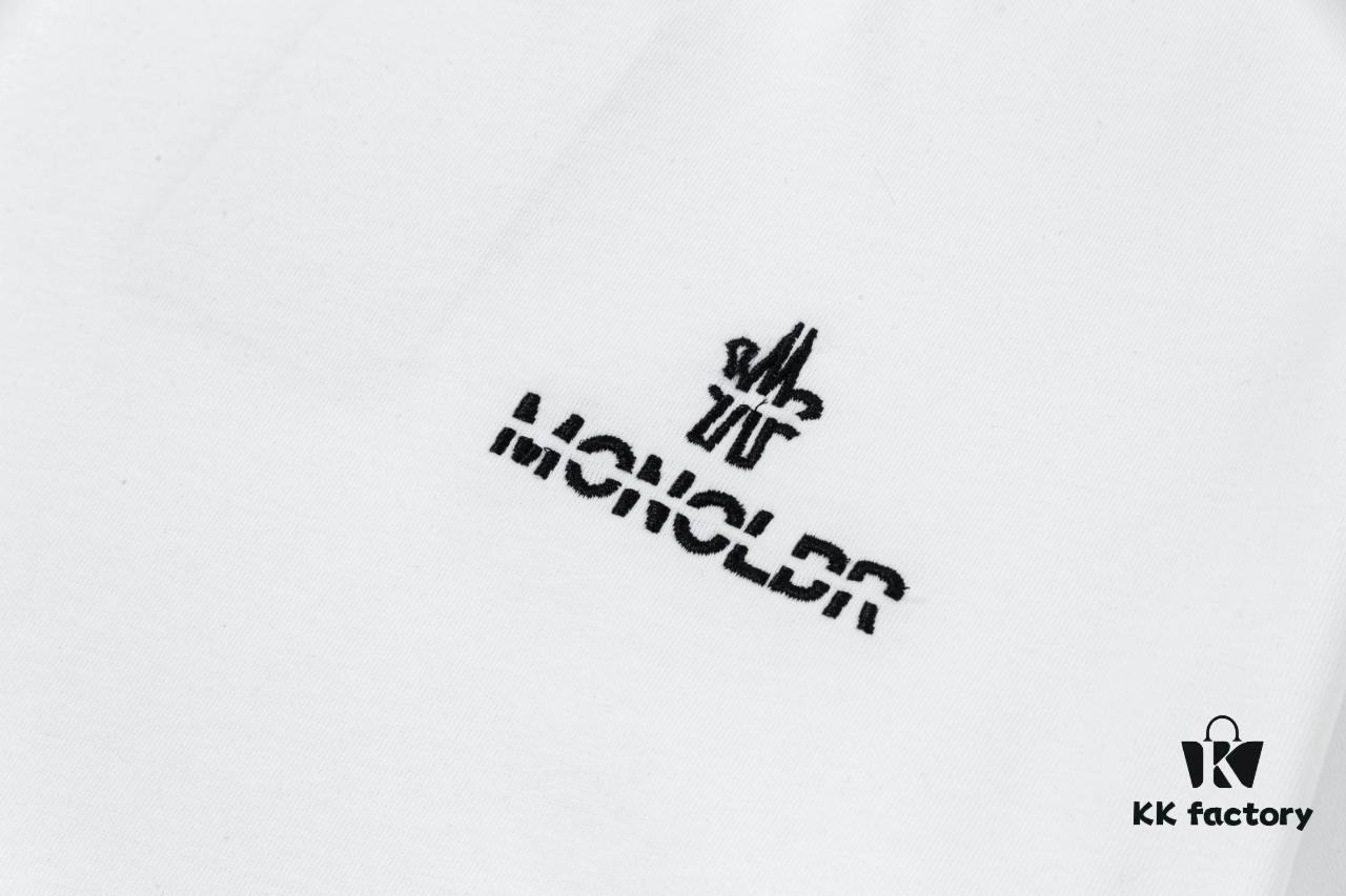 Mon*cle MO*CLER Short Sleeve T-Shirt (Embroidered Premium Version, Different from Standard Stock)