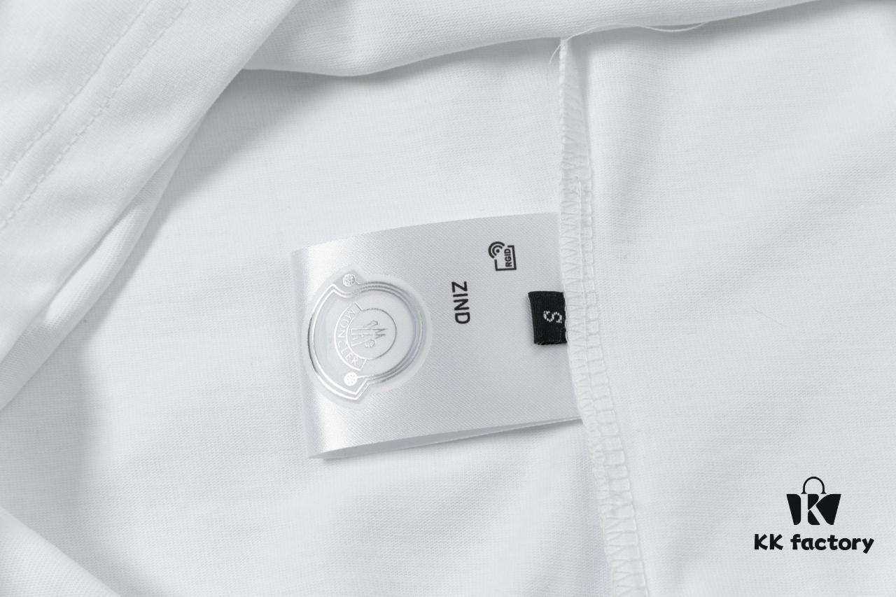 Mon*cle MO*CLER Short Sleeve T-Shirt (Embroidered Premium Version, Different from Standard Stock)