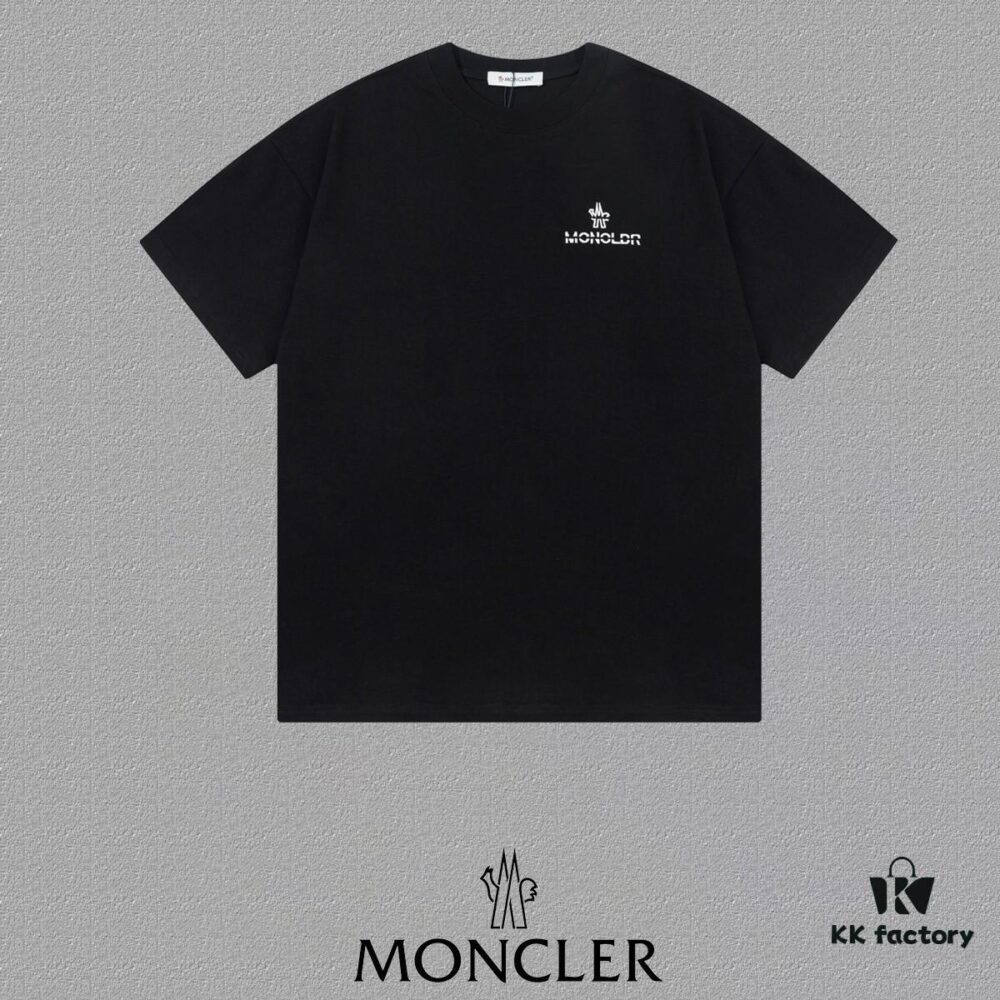 Mon*cle MO*CLER Embroidered Premium Version Short Sleeve T-Shirt