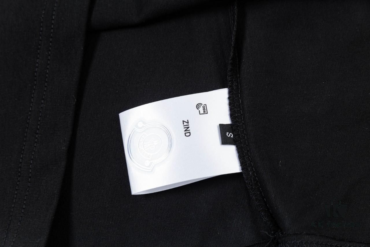 Mon*cle MO*CLER Embroidered Premium Version Short Sleeve T-Shirt