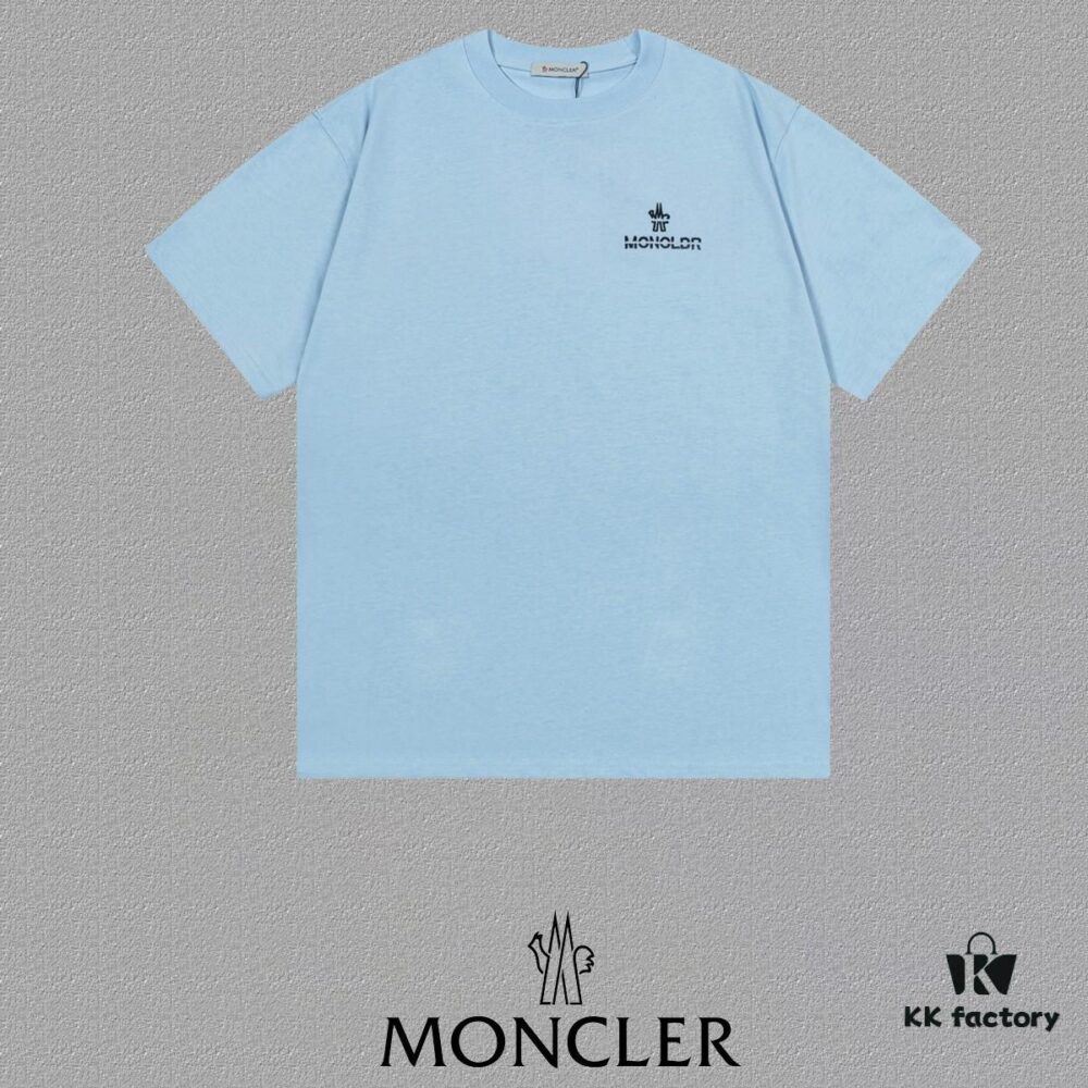 Mon*cle MO*cler Short Sleeve T-Shirt (Embroidered Premium Version, Different from Standard Stock)