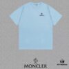 Mon*cle MO*cler Short Sleeve T-Shirt (Embroidered Premium Version, Different from Standard Stock)