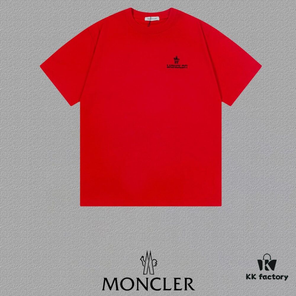 Mon*cle MO*CLER Embroidered Premium Version Short Sleeve T-Shirt