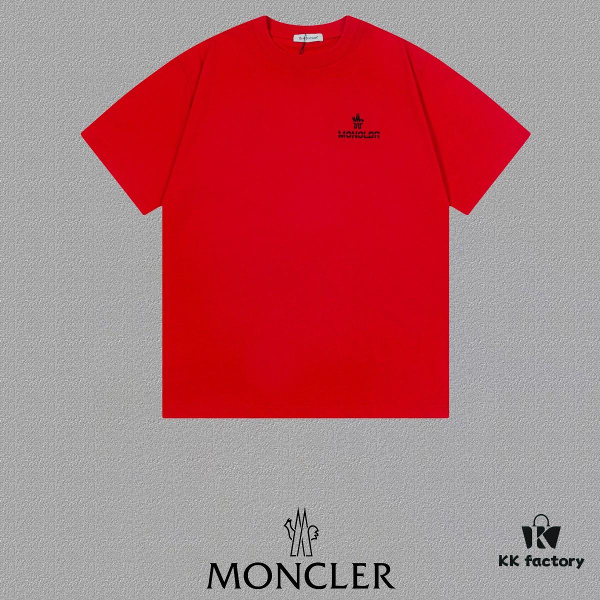 Mon*cle MO*CLER Embroidered Premium Version Short Sleeve T-Shirt