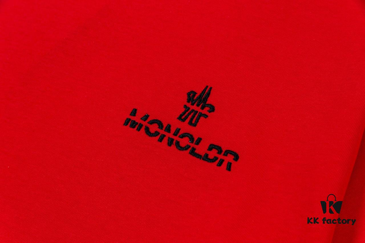 Mon*cle MO*CLER Embroidered Premium Version Short Sleeve T-Shirt