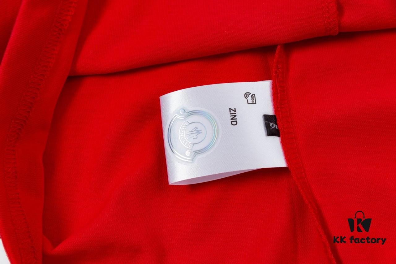 Mon*cle MO*CLER Embroidered Premium Version Short Sleeve T-Shirt