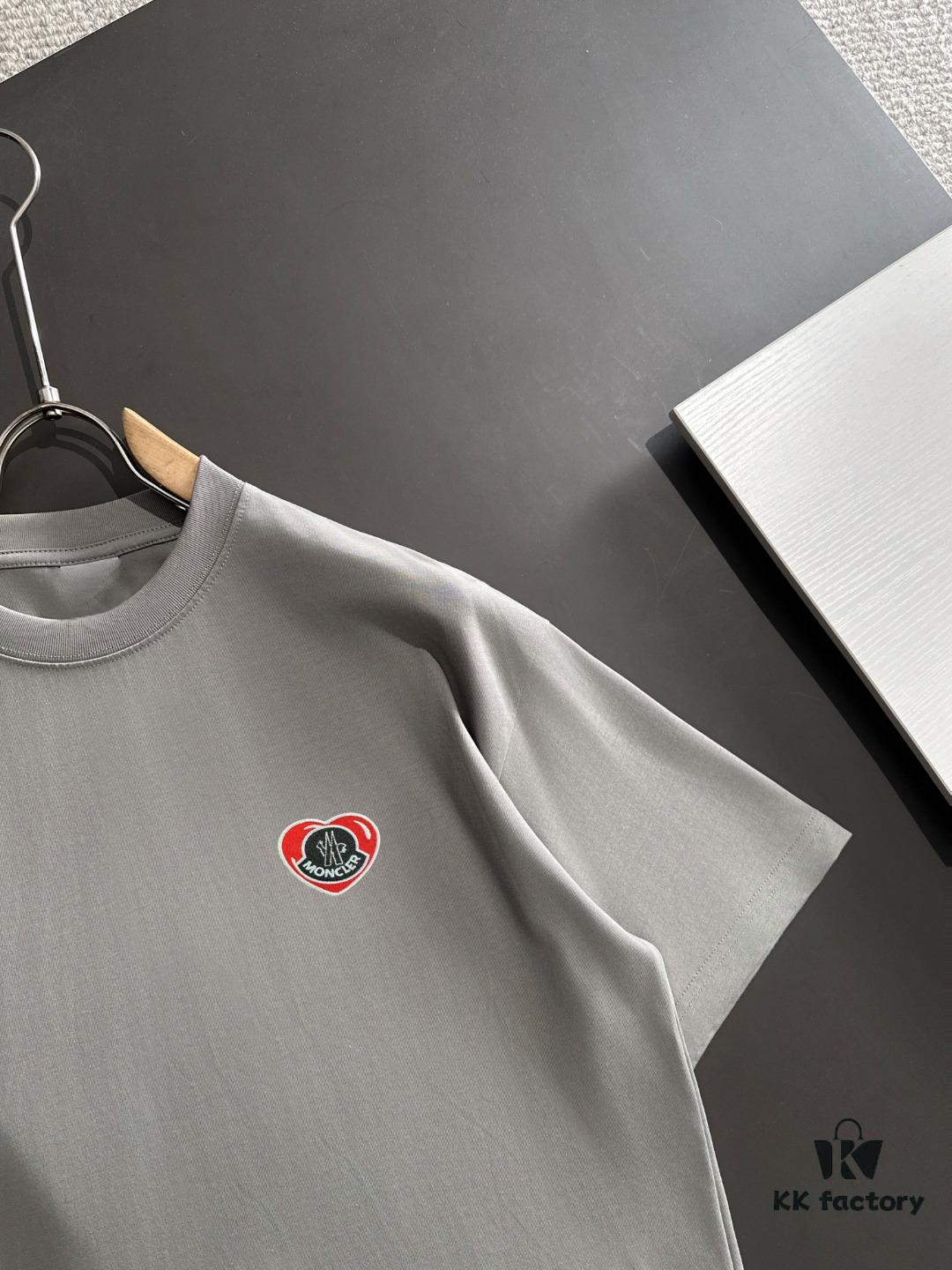 High-Quality Moncler Men's Tie-Dye Washed Short-Sleeve T-Shirt 2025 Spring/Summer New Arrival