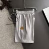 High-End Moncler 2025 Spring/Summer New Elastic Waist Casual Plain Loose Shorts