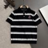High-Quality Moncler 2025 Spring and Summer New Men's Turn-down Short-Sleeve T-Shirt