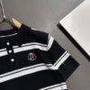 High-Quality Moncler 2025 Spring and Summer New Men's Turn-down Short-Sleeve T-Shirt