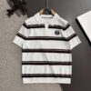 High-Quality Moncler 2025 Spring and Summer New Men's Turn-down Collar Short-Sleeve T-Shirt