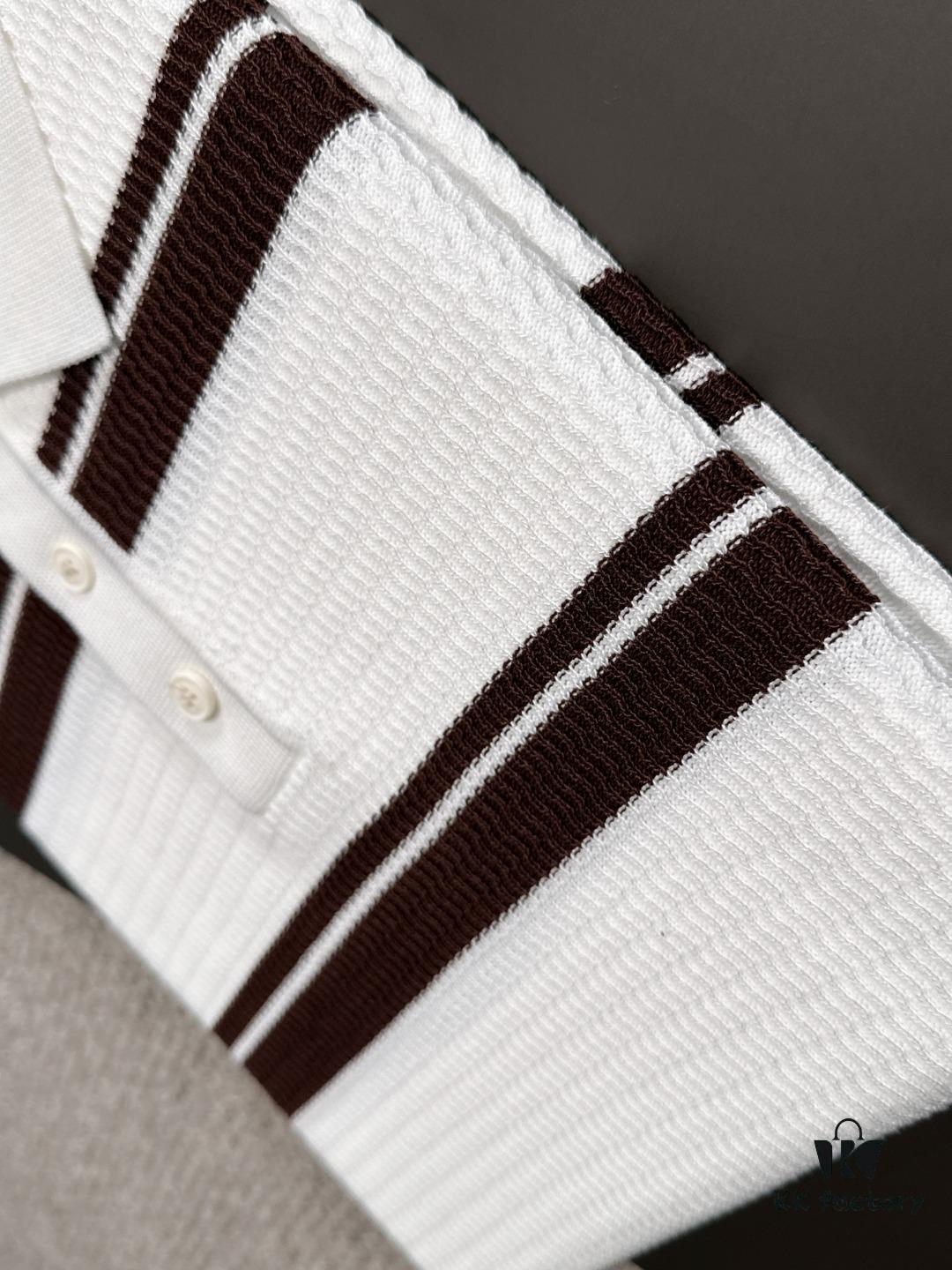 High-Quality Moncler 2025 Spring and Summer New Men's Turn-down Collar Short-Sleeve T-Shirt