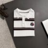 High-Quality Moncler 2025 Spring and Summer New Men's Turn-down Collar Short-Sleeve T-Shirt