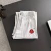 Moncler 2025 Spring and Summer New Arrival Elastic Waist Casual Pants, Lightweight Custom Counter Fabric, Highly Breathable and Comfortable, Exquisite Details, Brand-Driven Design Concept Reflecting High Quality, Smooth and Soft Touch