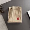 Moncler 2025 Spring/Summer New Elastic Waist Casual Pants, Thin Style Cabinet Custom Fabric, Highly Breathable and Comfortable, Exquisite Details, Brand Design Concept Reflecting High Quality, Soft and Delicate Touch