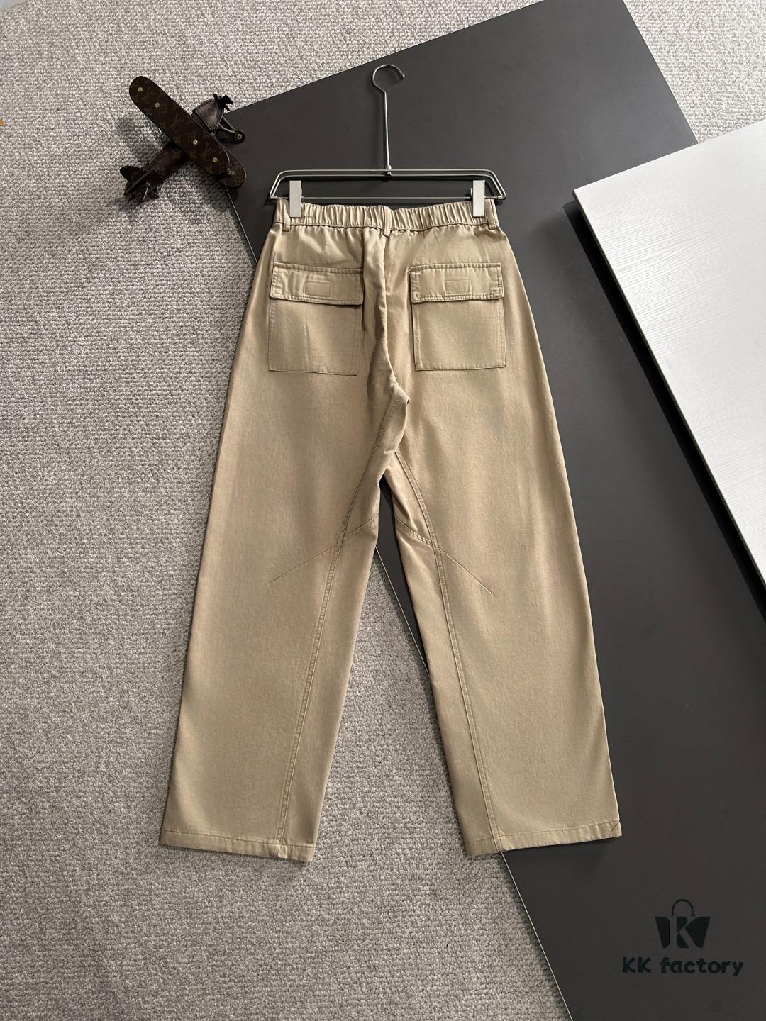Moncler 2025 Spring/Summer New Elastic Waist Casual Pants, Thin Style Cabinet Custom Fabric, Highly Breathable and Comfortable, Exquisite Details, Brand Design Concept Reflecting High Quality, Soft and Delicate Touch