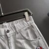 Moncler 2025 Spring Summer New Elastic Waist Casual Pants, Thin Style Cabinet Custom Fabric, Highly Breathable and Comfortable, Exquisite Details, Brand Design Concept Reflecting High Quality, Soft and Delicate Touch