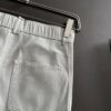 Moncler 2025 Spring Summer New Elastic Waist Casual Pants, Thin Style Cabinet Custom Fabric, Highly Breathable and Comfortable, Exquisite Details, Brand Design Concept Reflecting High Quality, Soft and Delicate Touch