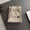 Moncler 2025 Spring and Summer New Arrival Elastic Waist Casual Pants, Lightweight Exclusive Cabinet Custom Fabric, Highly Breathable and Comfortable, Exquisite Details, Brand-Oriented Design Concept Reflecting High Quality, Soft and Smooth Texture, Showcasing a Stylish Relaxed Cut with Excellent Fit