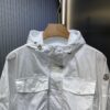 Moncle 2024 Spring/Summer New Arrival Original Order High-End Quality! Premium Windproof Fabric with Structured Texture, Adorable Youthful Sporty Style, Classic Tailcoat Design with Loose Fit, Extremely Comfortable and Breathable – Must-Have Item for Elegant Ladies