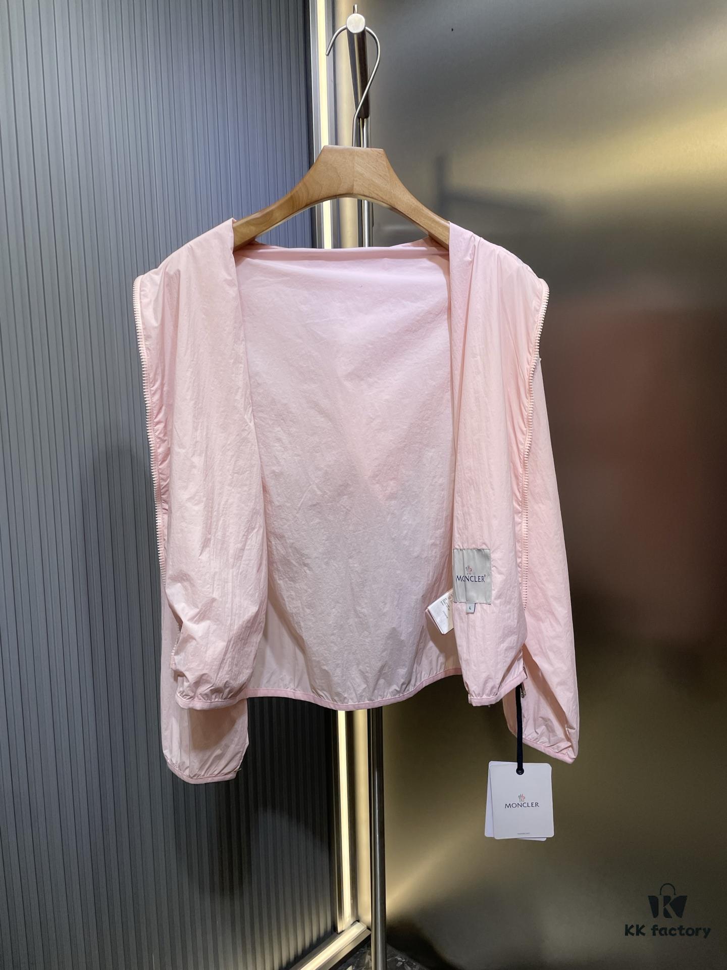 High-Quality Bestseller MO*CLER 24 Spring/Summer New Arrival Sun Protection Windbreaker – Official Website Synchronized, Imported Memory Silk Fabric, Lightweight and Breathable