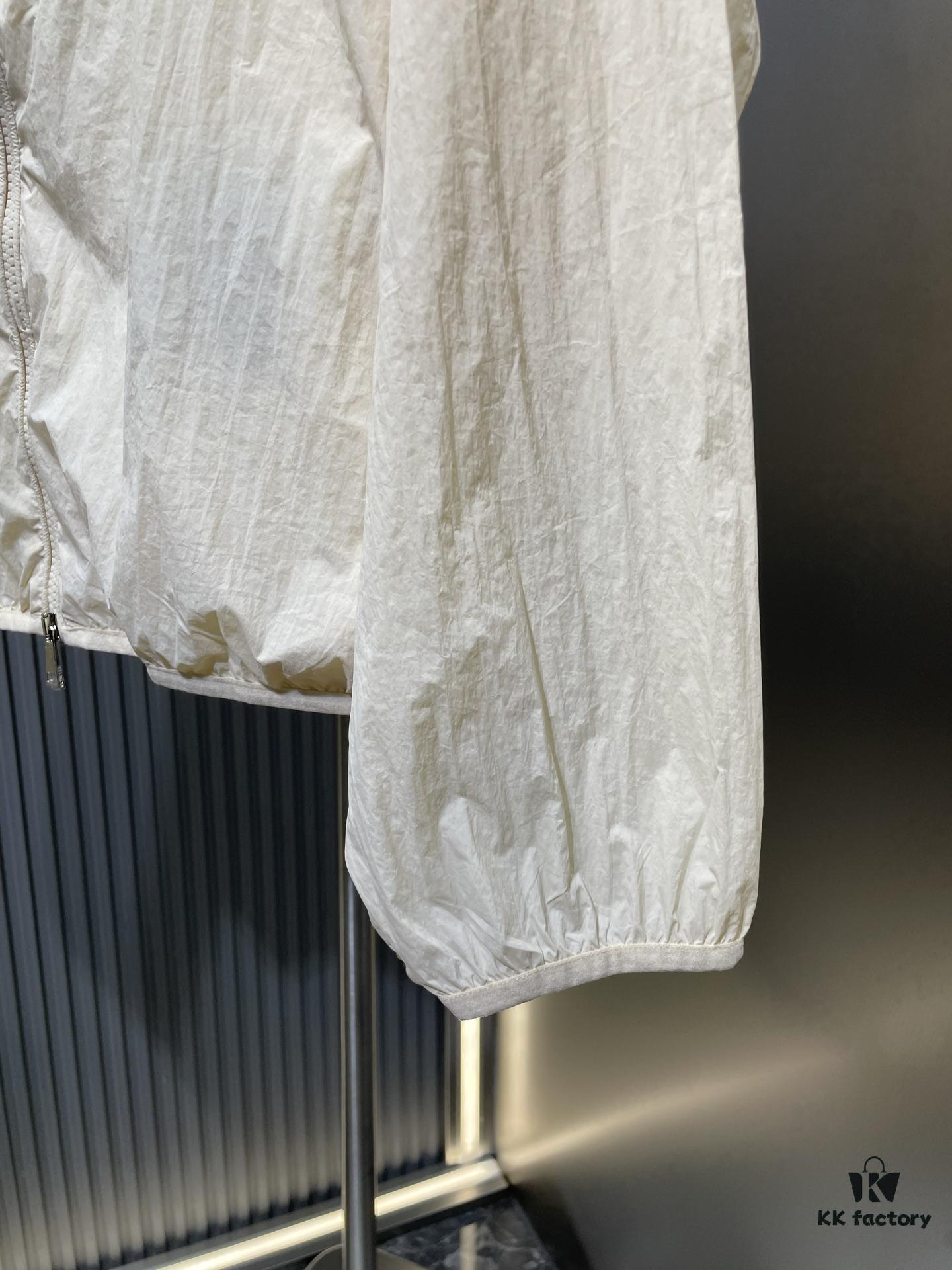 High-Quality Bestseller MO*CLER 2024 Spring/Summer New Arrival Sun Protection Windbreaker – Official Website Synchronized, Imported Memory Silk Fabric, Lightweight and Breathable