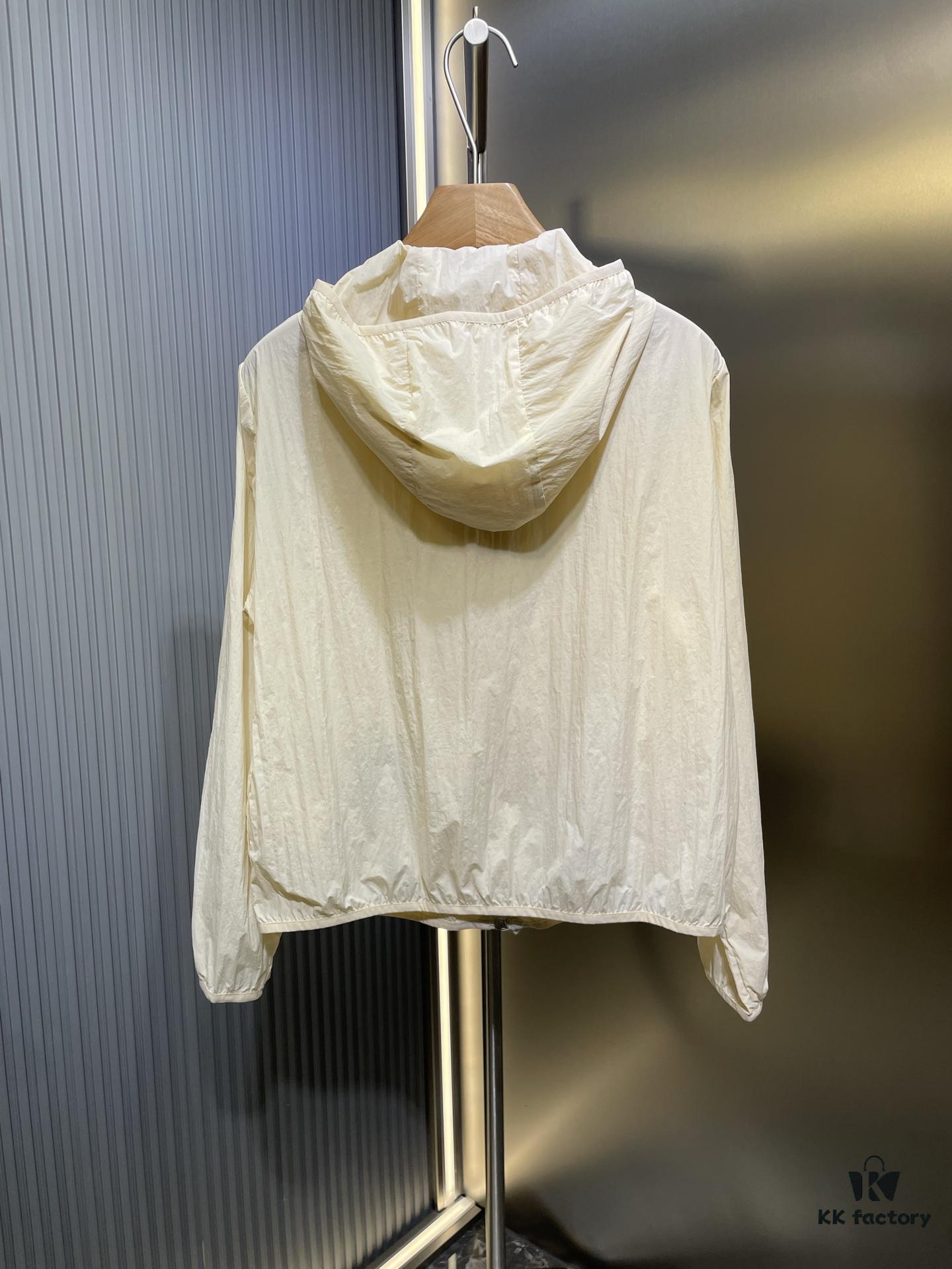 High-Quality Bestseller MO*CLER 2024 Spring/Summer New Arrival Sun Protection Windbreaker – Official Website Synchronized, Imported Memory Silk Fabric, Lightweight and Breathable