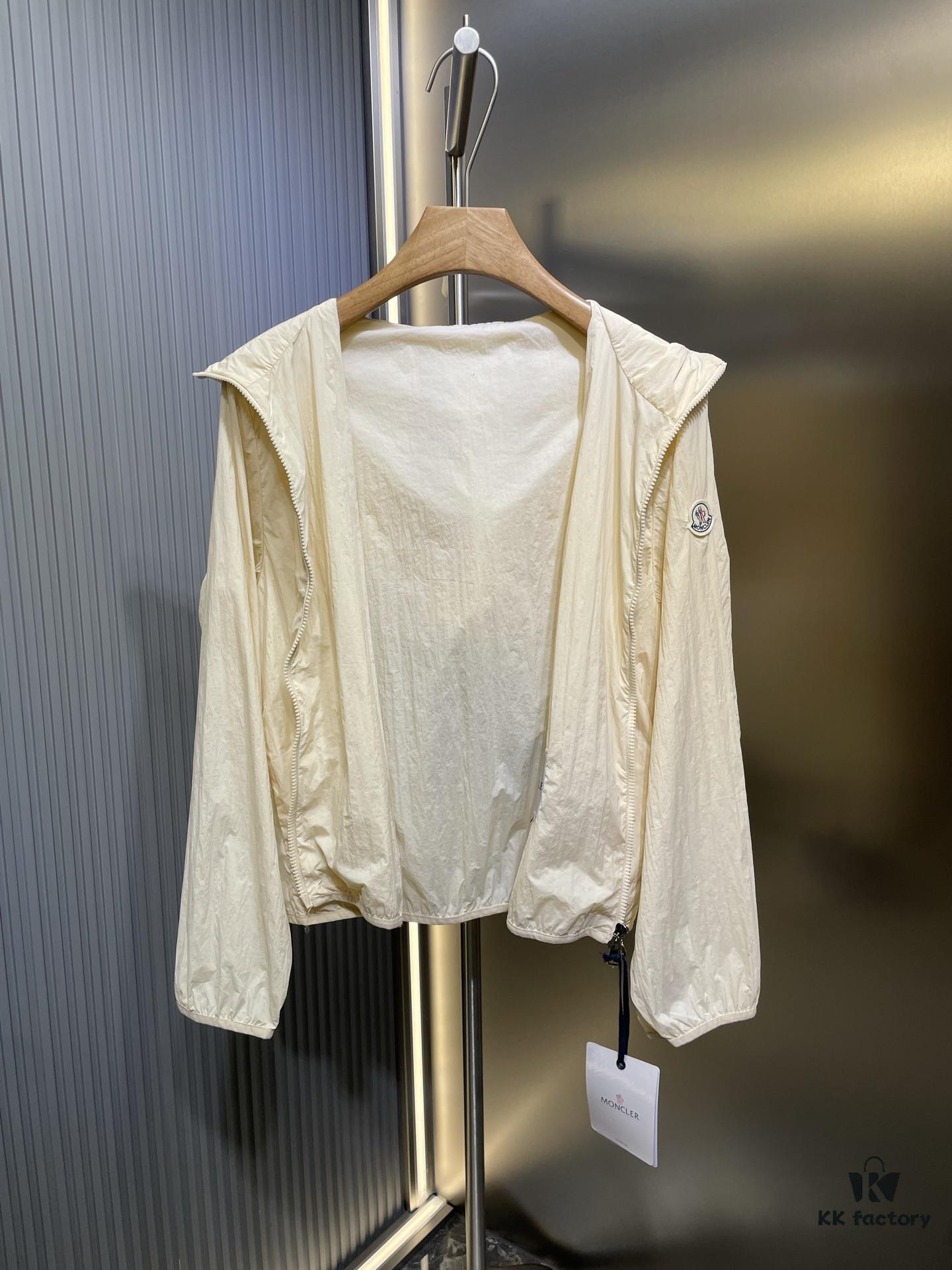 High-Quality Bestseller MO*CLER 2024 Spring/Summer New Arrival Sun Protection Windbreaker – Official Website Synchronized, Imported Memory Silk Fabric, Lightweight and Breathable