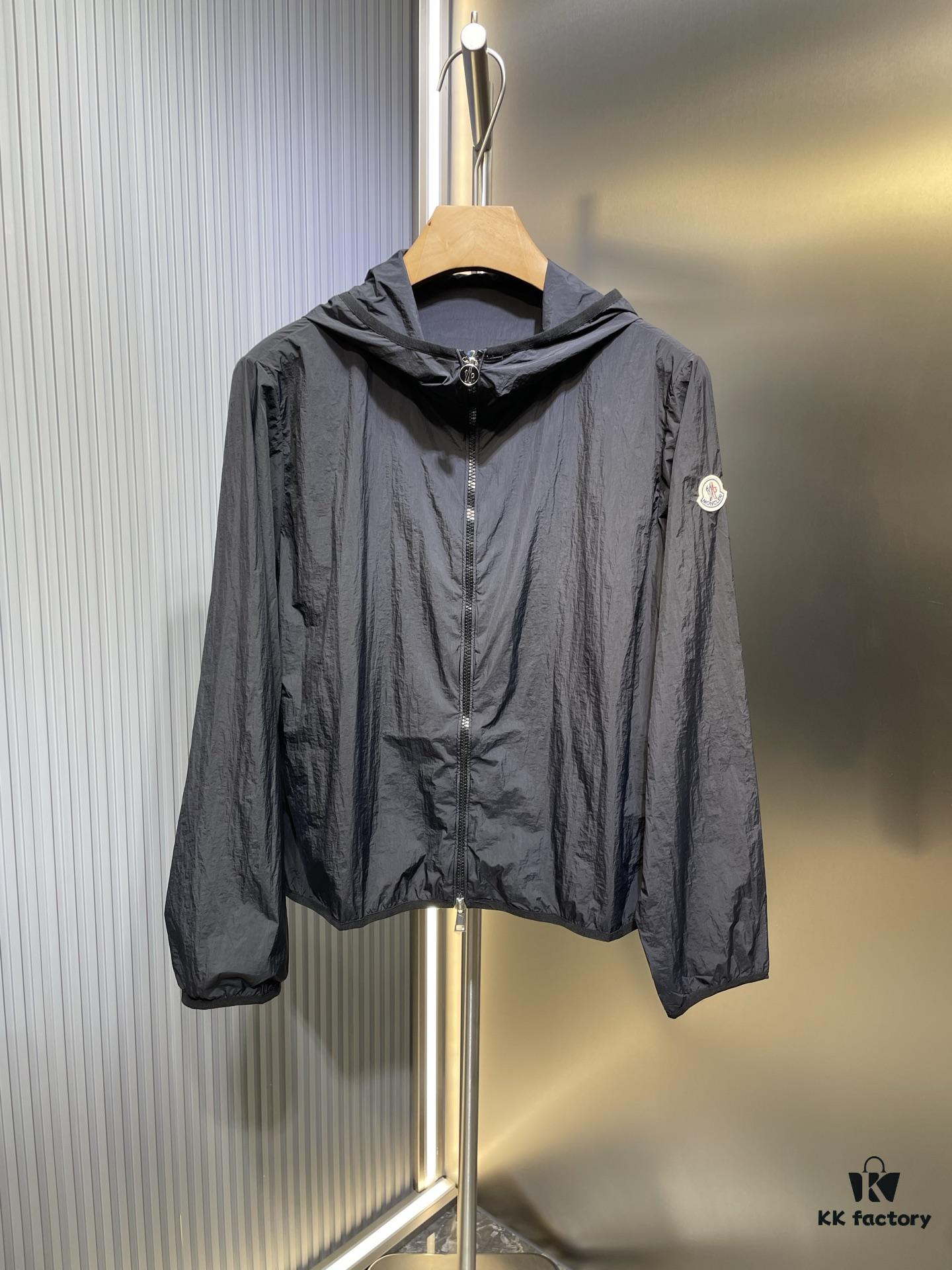 High-Quality Bestseller MO*CLER 2024 Spring/Summer New Arrival Sun Protection Windbreaker – Imported Memory Silk Fabric, Lightweight and Breathable