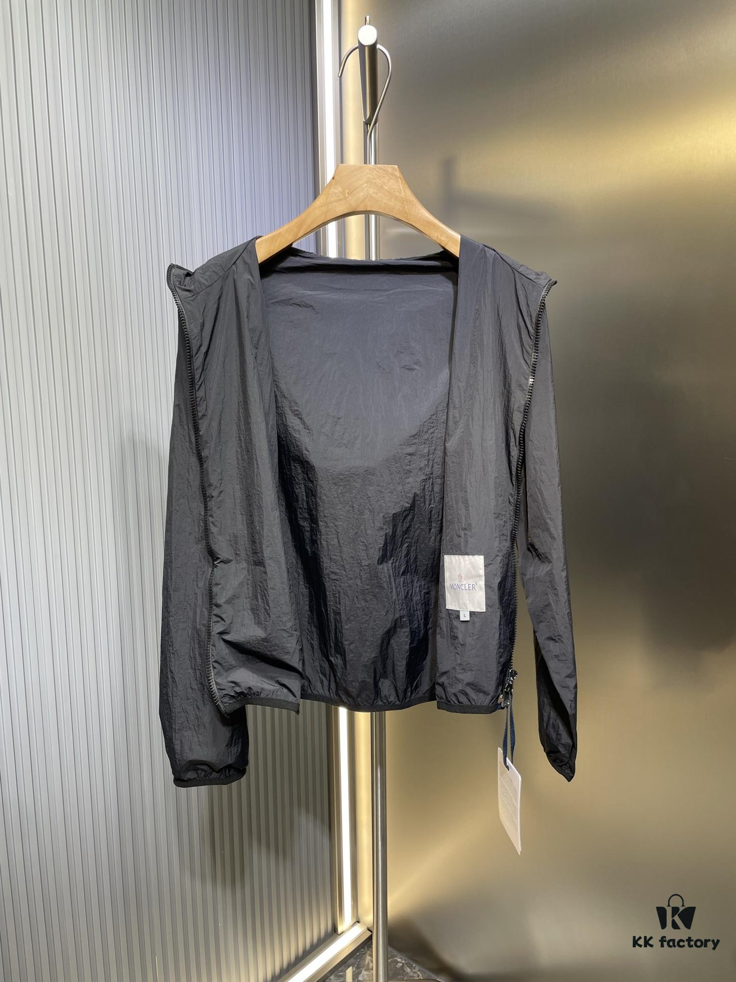 High-Quality Bestseller MO*CLER 2024 Spring/Summer New Arrival Sun Protection Windbreaker – Imported Memory Silk Fabric, Lightweight and Breathable