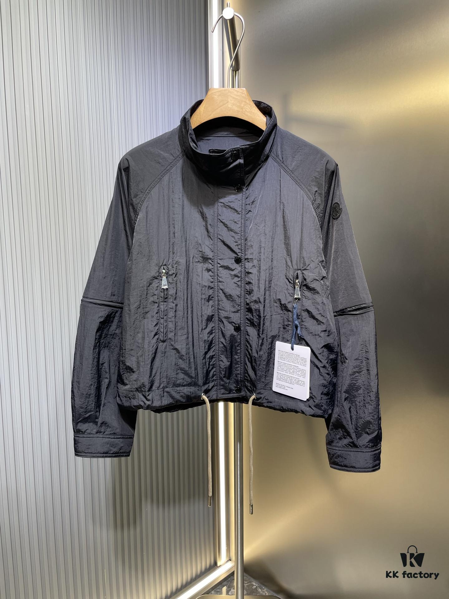 MO*CLER 2024 Spring/Summer New Arrival Detachable Sleeve Sun-Protective Windbreaker! Lightweight and Breathable Imported Memory Silk Fabric