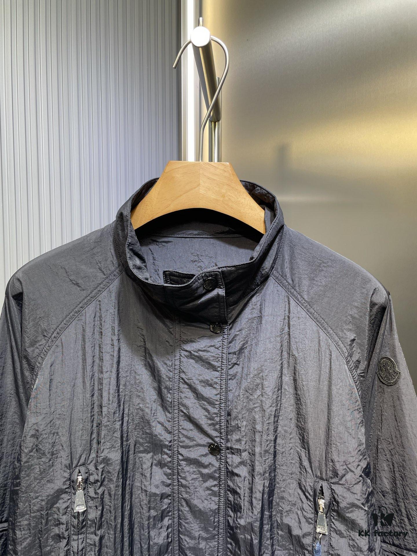 MO*CLER 2024 Spring/Summer New Arrival Detachable Sleeve Sun-Protective Windbreaker! Lightweight and Breathable Imported Memory Silk Fabric