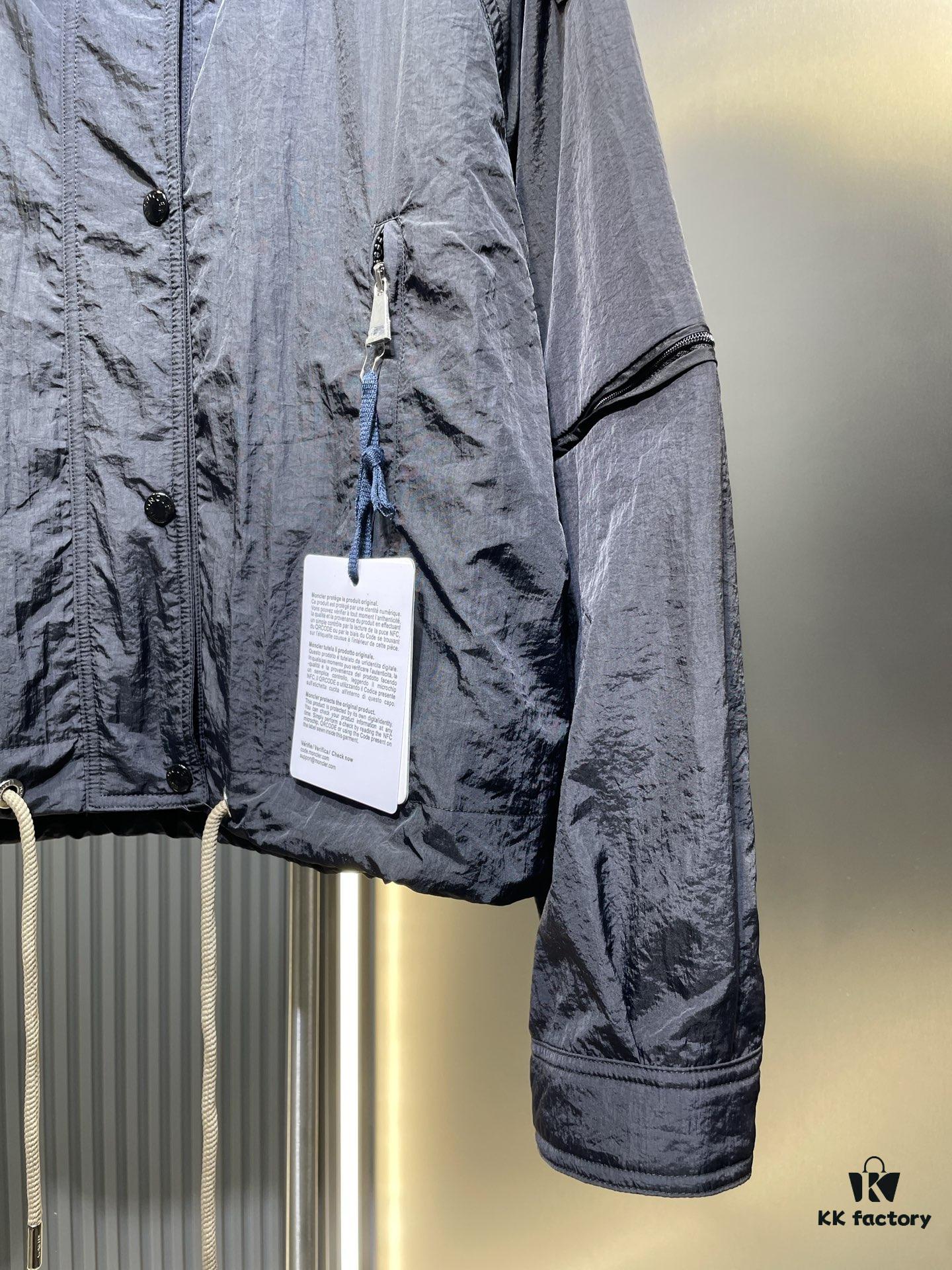 MO*CLER 2024 Spring/Summer New Arrival Detachable Sleeve Sun-Protective Windbreaker! Lightweight and Breathable Imported Memory Silk Fabric