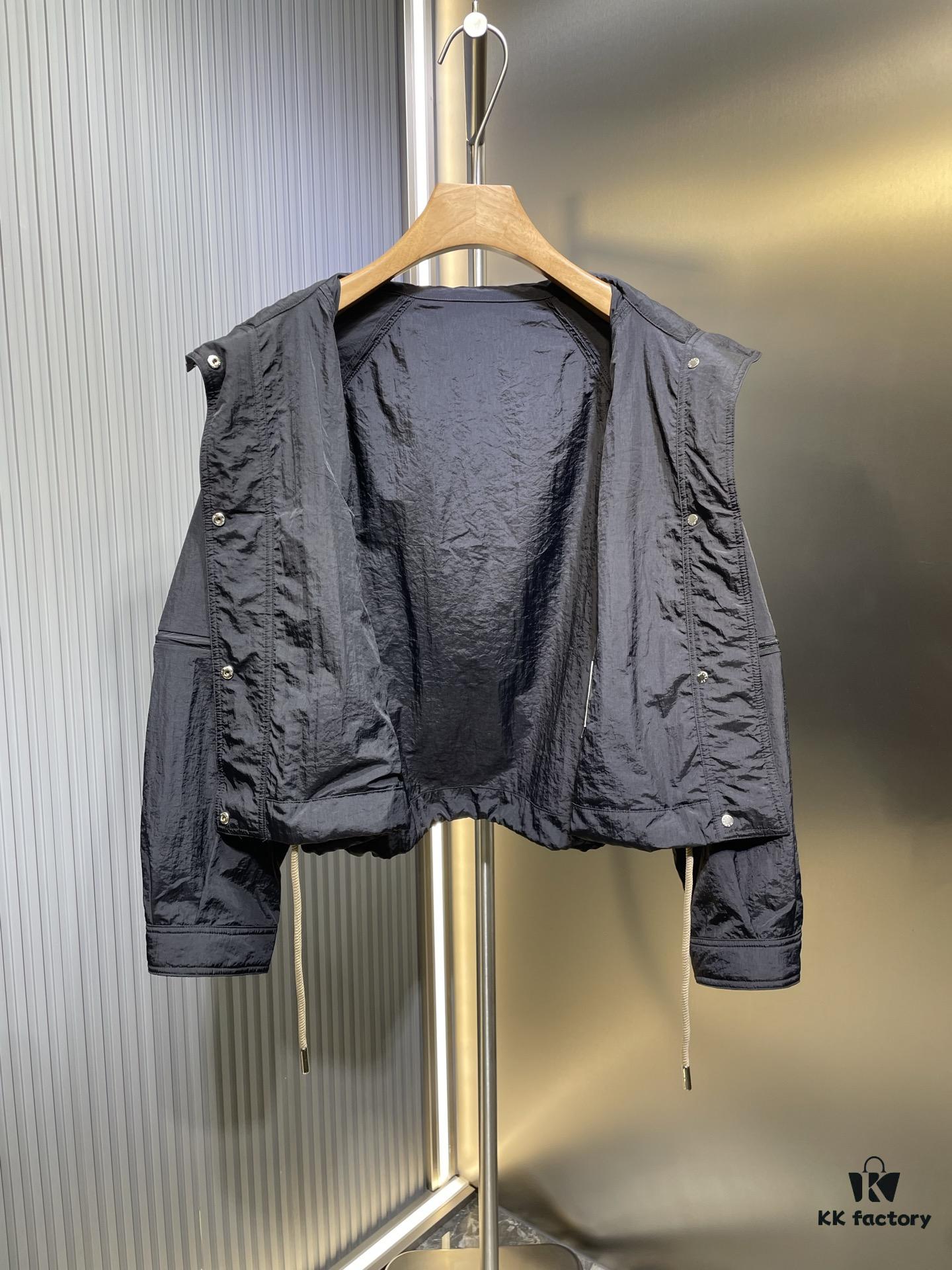 MO*CLER 2024 Spring/Summer New Arrival Detachable Sleeve Sun-Protective Windbreaker! Lightweight and Breathable Imported Memory Silk Fabric