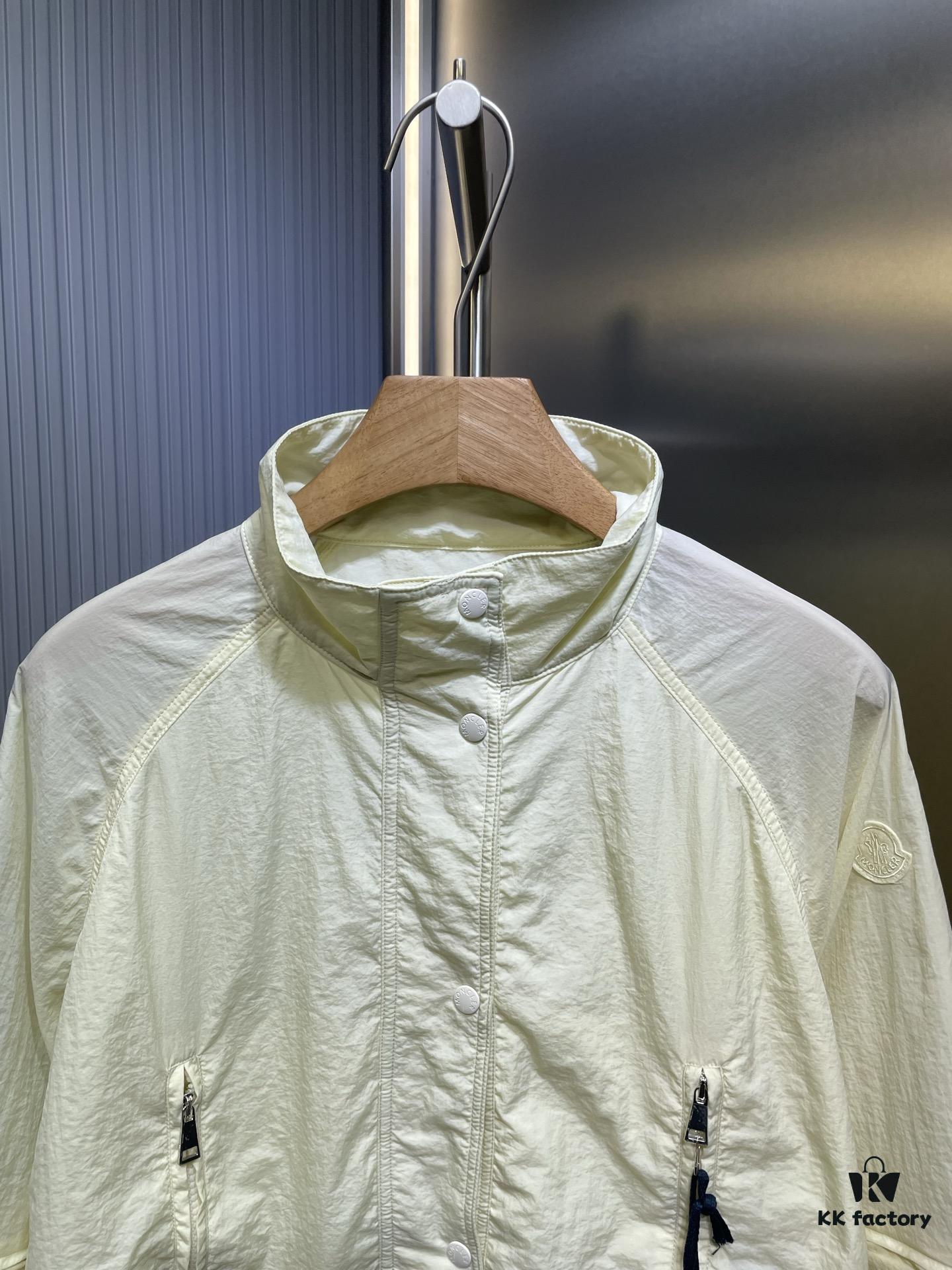 MO*CLER 2024 Spring/Summer New Arrival Detachable Sleeve Sun Protection Windbreaker! Imported Memory Silk Fabric, Lightweight and Breathable!