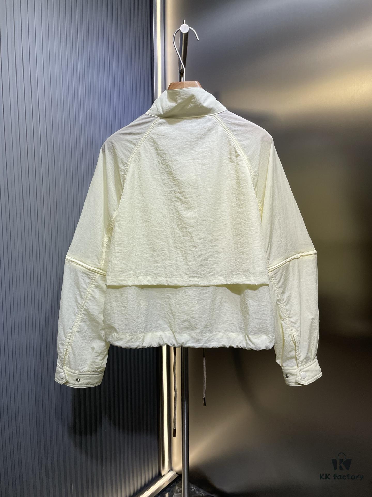 MO*CLER 2024 Spring/Summer New Arrival Detachable Sleeve Sun Protection Windbreaker! Imported Memory Silk Fabric, Lightweight and Breathable!