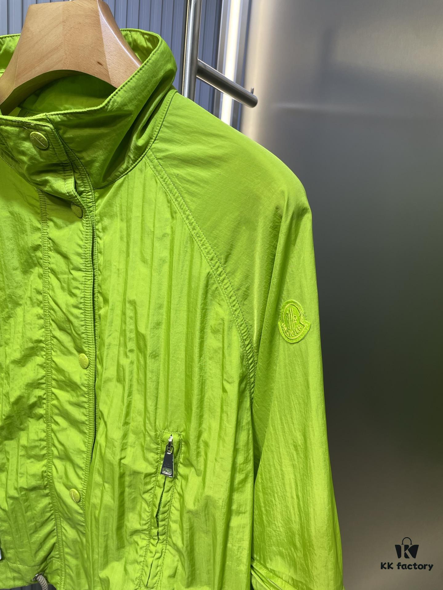 MO*CLER 2024 Spring/Summer New Arrival Detachable Sleeve Sun-Protective Windbreaker! Imported Memory Silk Fabric, Lightweight and Breathable!