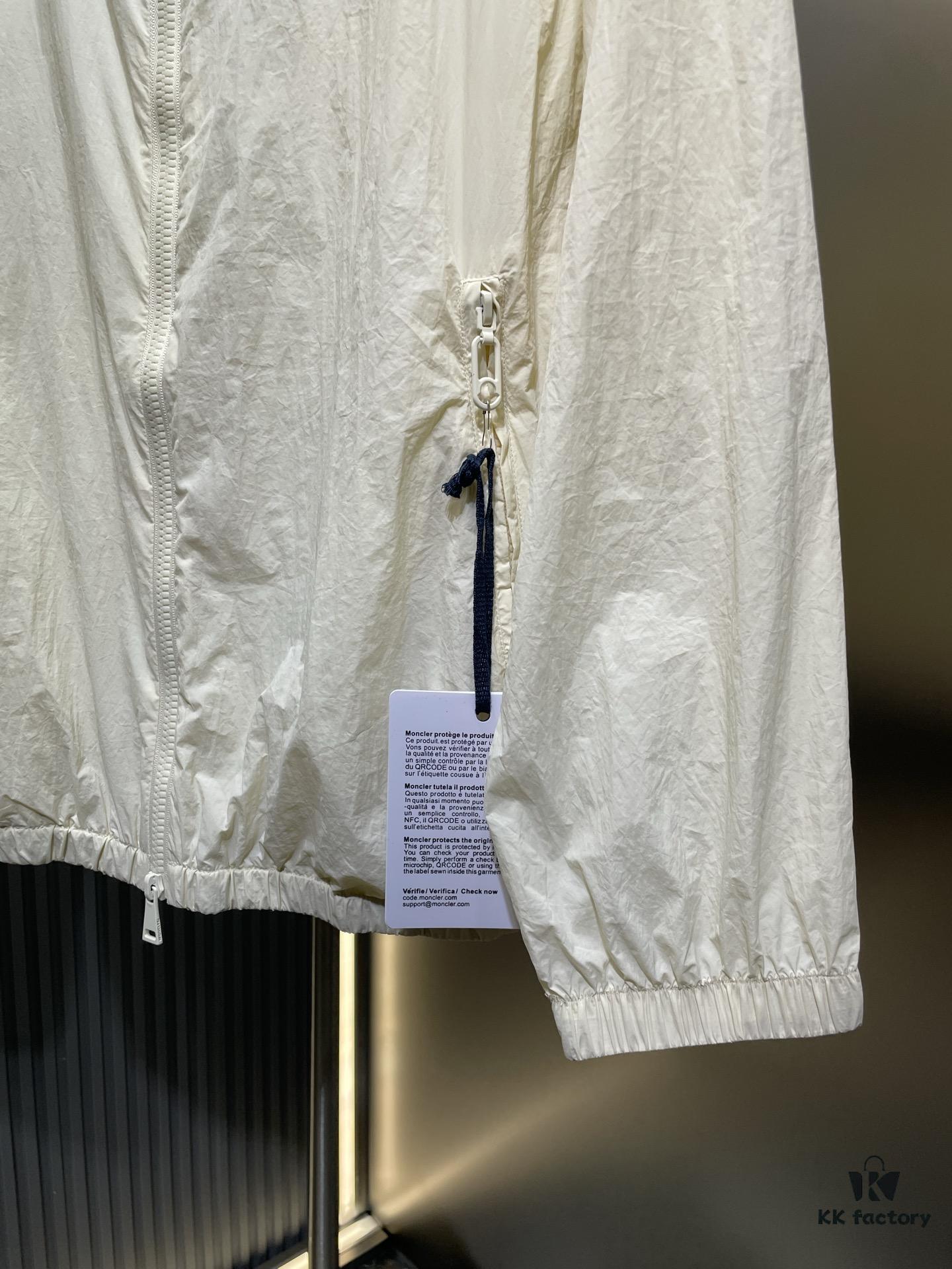 New Arrival Original Order High-End Quality Moncle* 2024 Spring/Summer Latest Collection! Rainbow Rainbow Original Custom Windproof Fabric with Structured Texture, Adorable Youthful Sporty Girl Style! Back Bow with Split Design. Loose Fit, Extremely Comfortable and Breathable to Wear, a Must-Have Item for Elegant Ladies