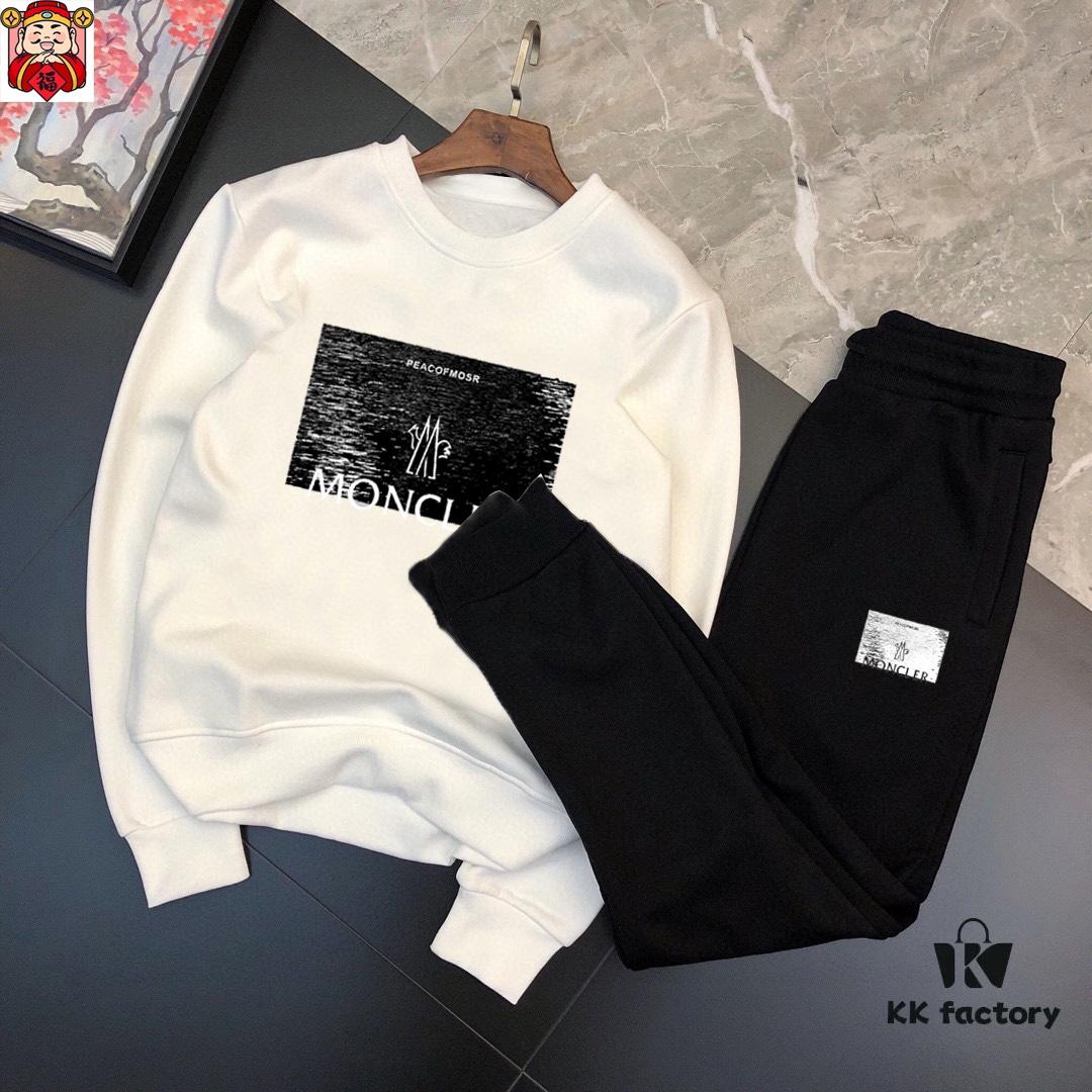 MONCLER (Plus-Size Friendly) New 2025 Bestselling Hoodie Set – Authentic Original Version, Premium Italian Cotton, Elegant and Comfortable Unisex Fit