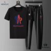 MONCLER 2025 Official Website Same Style Summer Men's Double Mercerized High-Quality Suit, Imported Premium Fabric, Trendy and Versatile Fashion Statement
