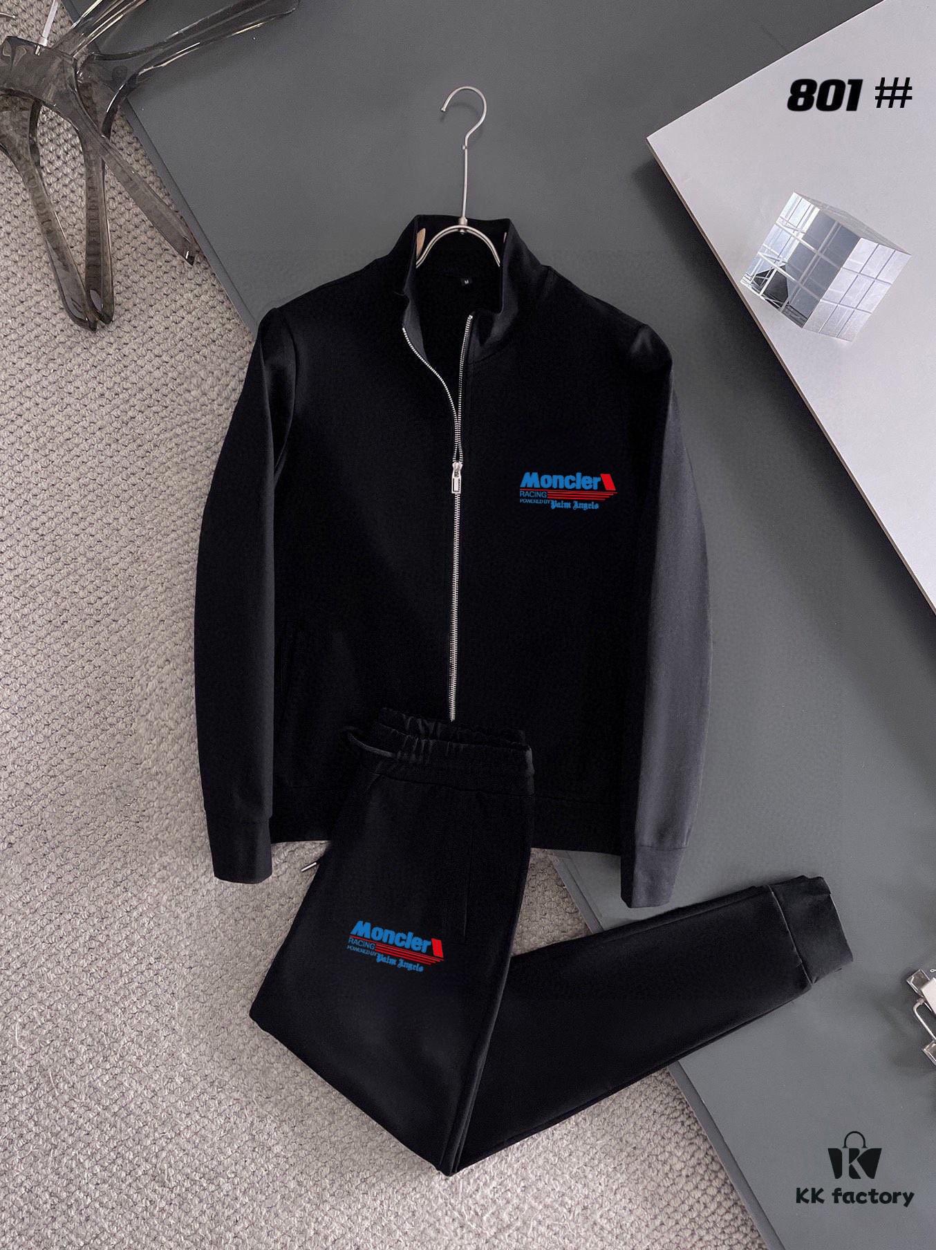 MONCLER (Blessing for the Plus-Size) New 2025 Best-Selling Cardigan Sweatshirt Set, Official Website Original Version, Premium Italian Cotton, Comfortable and Elegant