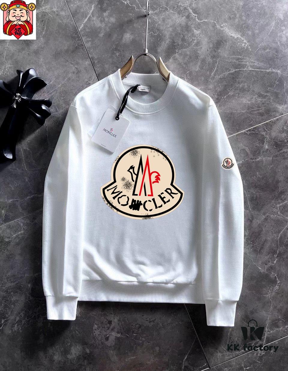 MONCLER 2025 Spring New Arrival Long Sleeve Crew Neck Sweatshirt for Men (Perfect for All Body Types)