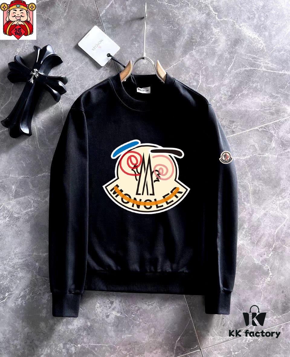 MONCLER 2025 Spring New Arrival Long Sleeve Crew Neck Sweatshirt (Perfect for All Body Types)