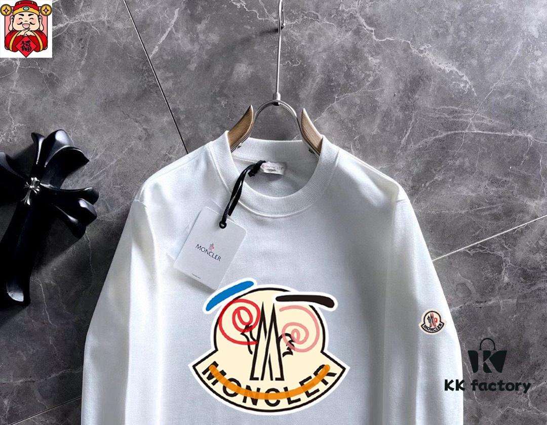 MONCLER 2025 Spring New Arrival Long Sleeve Crew Neck Sweatshirt (Perfect for All Body Types)