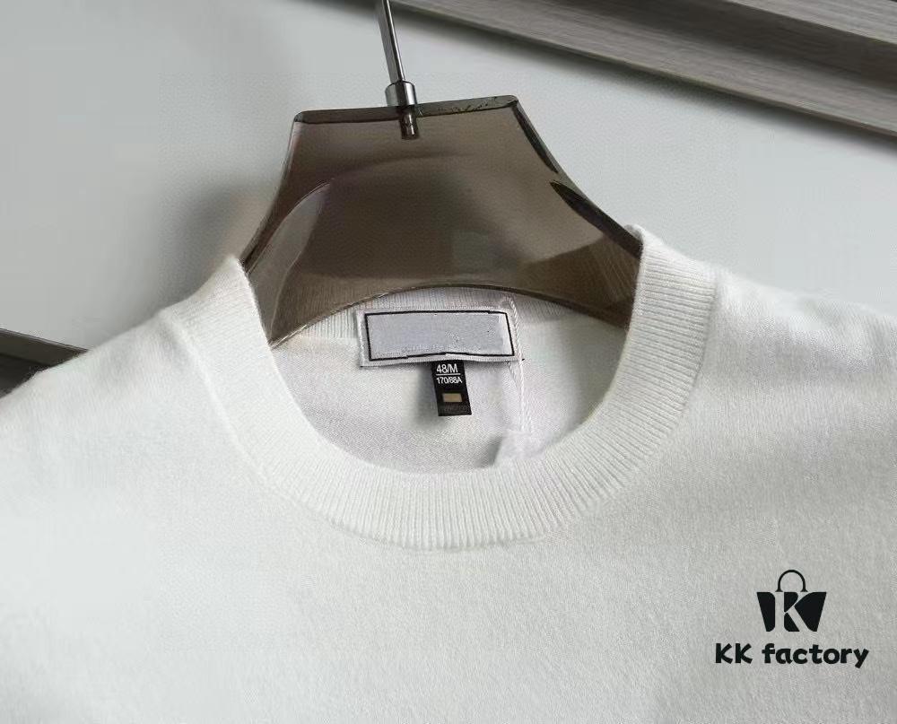 MONCLER Autumn-Winter Classic Crew Neck Wool Pullover, 2025 Latest Design, Premium Wool Blend, Slim Fit, Timeless Style