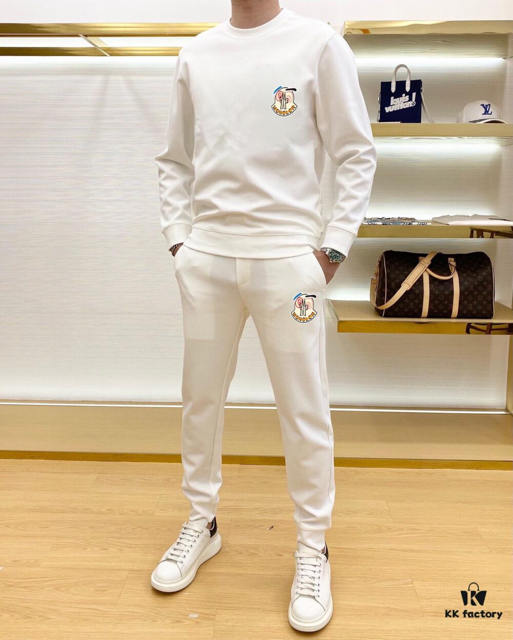 MONCLER Hoodie Set – Premium Natural Italian Cotton, Elegant and Comfortable Fit, Original Design for a Perfect Look