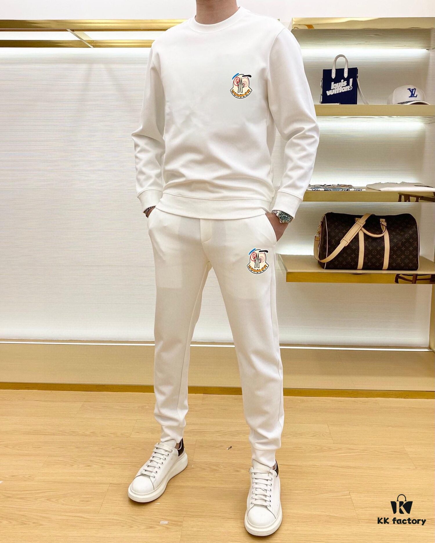 MONCLER Hoodie Set – Premium Natural Italian Cotton, Elegant and Comfortable Fit, Original Design for a Perfect Look