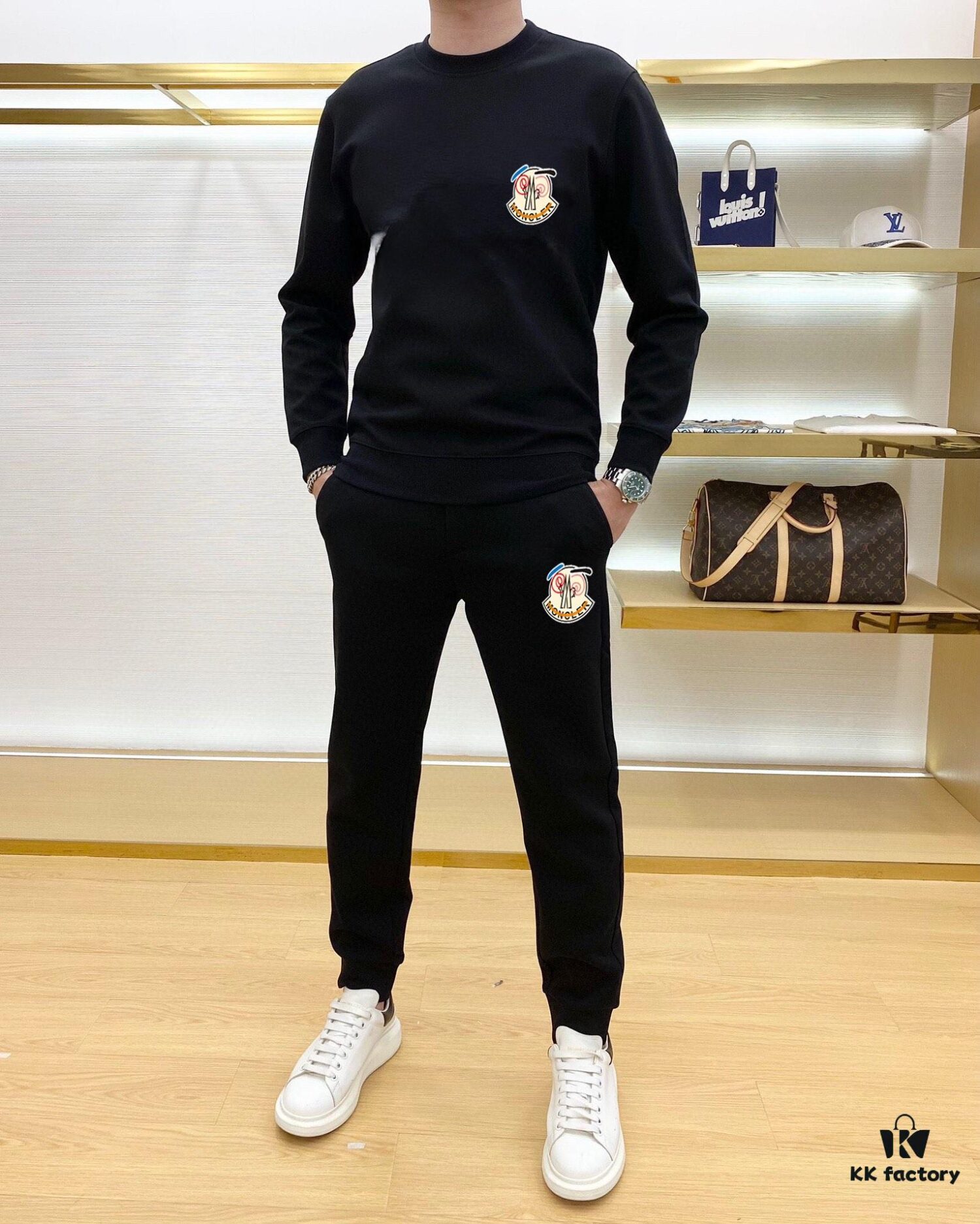 MONCLER Hoodie Set – Premium Natural Italian Cotton, Elegant and Comfortable Fit, Original Design for a Perfect Look